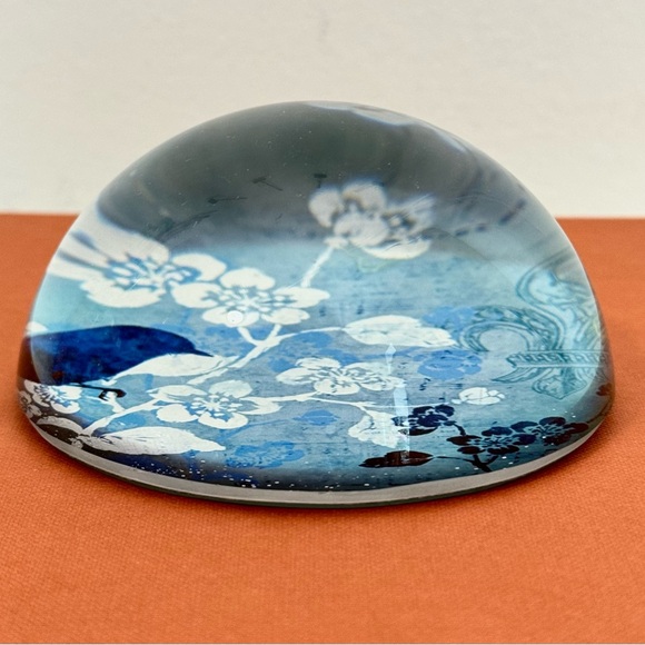 Pier 1 Imports Blue Paperweight and Charm Book Mark - Picture 5 of 9